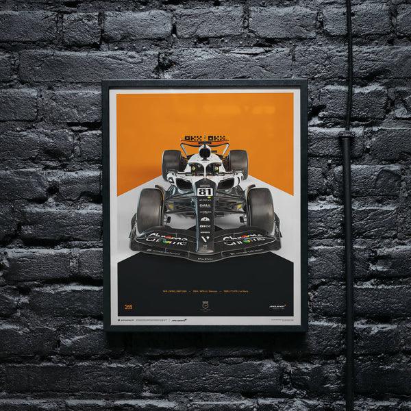 McLaren Formula 1 Team Oscar Piastri The Triple Crown Livery 60th Anniversary - 2023 Automobilist Poster