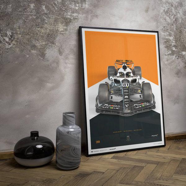 McLaren Formula 1 Team Oscar Piastri The Triple Crown Livery 60th Anniversary - 2023 Automobilist Poster