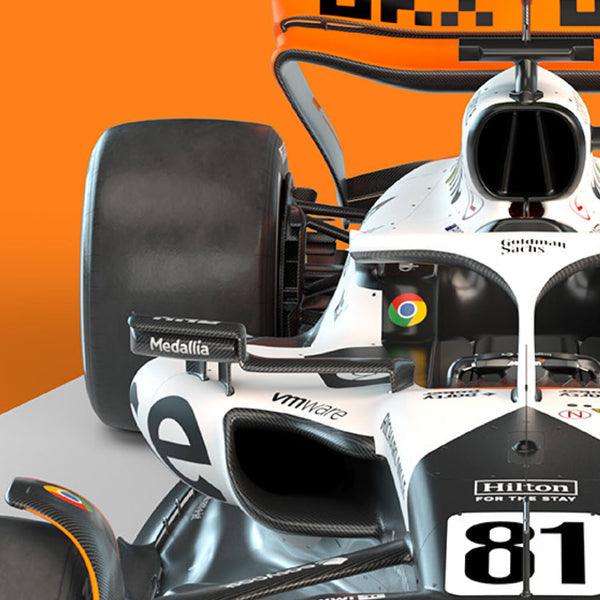 McLaren Formula 1 Team Oscar Piastri The Triple Crown Livery 60th Anniversary - 2023 Automobilist Poster