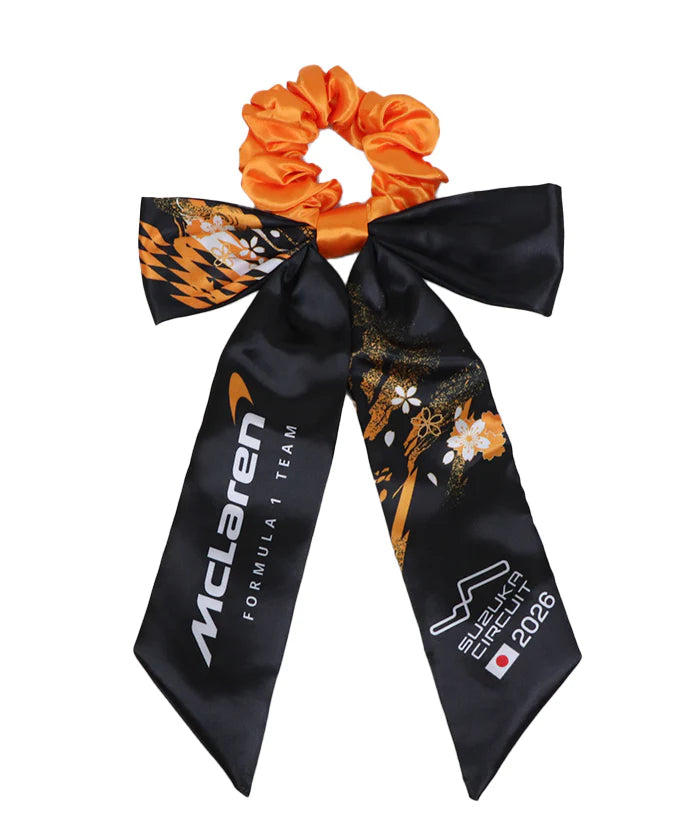 Mclaren F1 Team 2026 蝴蝶結髮圈 Ribbon Scrunchie (Suzuka Special Edition)