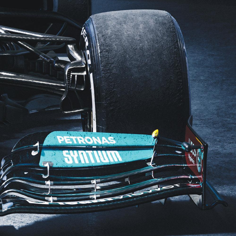 Mercedes-AMG Petronas F1 Team - Lewis Hamilton - Embossed - 2021 Collector’s Edition Automobilist Poster