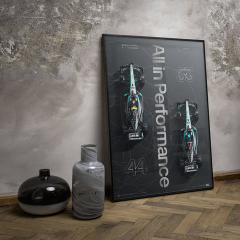 Mercedes-AMG Petronas Formula 1 Team - British Grand Prix - 2024 Poster Limited Edition