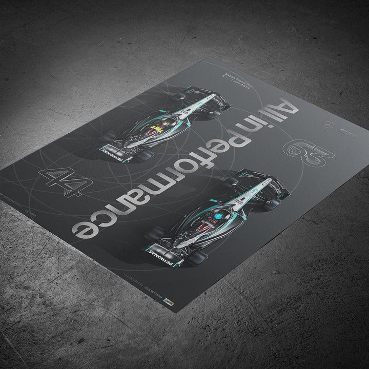 Mercedes-AMG Petronas Formula 1 Team - British Grand Prix - 2024 Poster Limited Edition