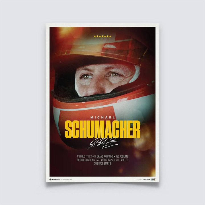 Michael Schumacher - Keep Fighting - 2023 Automobilist Poster