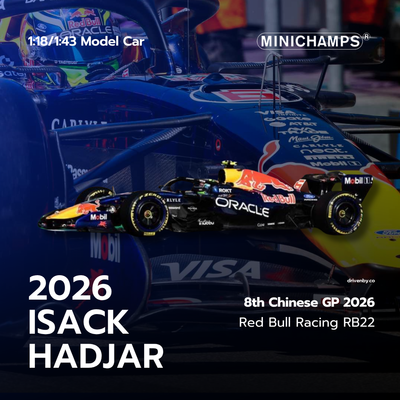 Isack Hadjar Oracle Red Bull Racing RB22 Australian GP 2026 - Minichamps Model Car