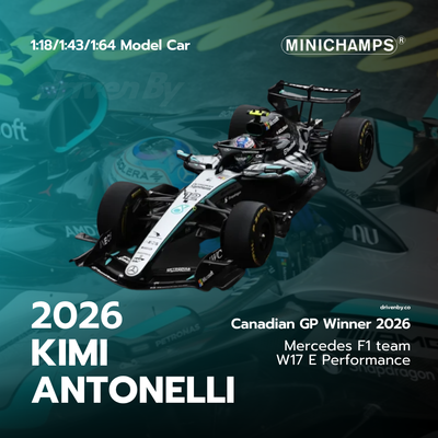 Kimi Antonelli Canadian GP 2026 Winner Mercedes-AMG PETRONAS F1 Team W17 - Minichamps Model Car