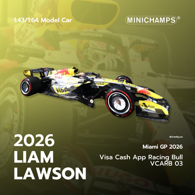 Liam Lawson Miami GP 2026Visa Cash App RB Formula One VCARB 03 - Minichamps Model Car