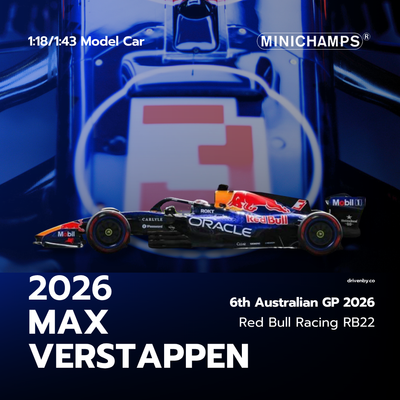 Max Verstappen Oracle Red Bull Racing RB22 Australian GP 2026 - Minichamps Model Car