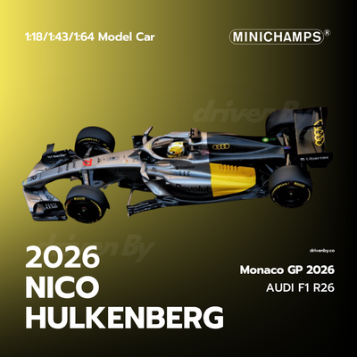 Nico Hulkenberg Monaco GP 2026 Audi Revolut F1 Team R26 - Minichamps Model Car