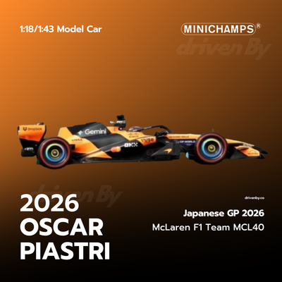 Oscar Piastri McLaren Mastercard F1 Team MCL40 Japanese GP 2026 - Minichamps Model Car