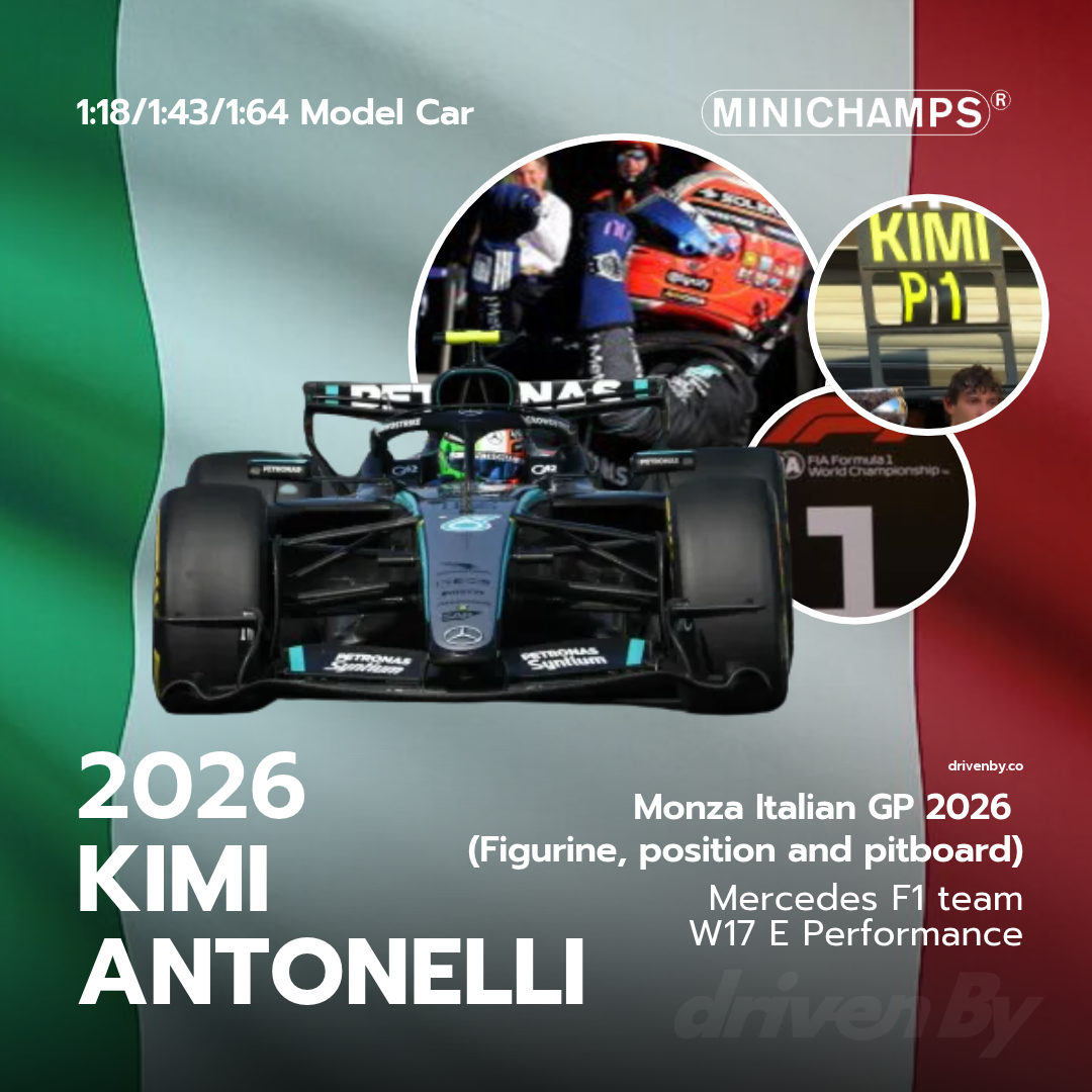 Kimi Antonelli Mercedes-AMG W17 Winner Italian GP 2026 with Figurine - Minichamps Model Car
