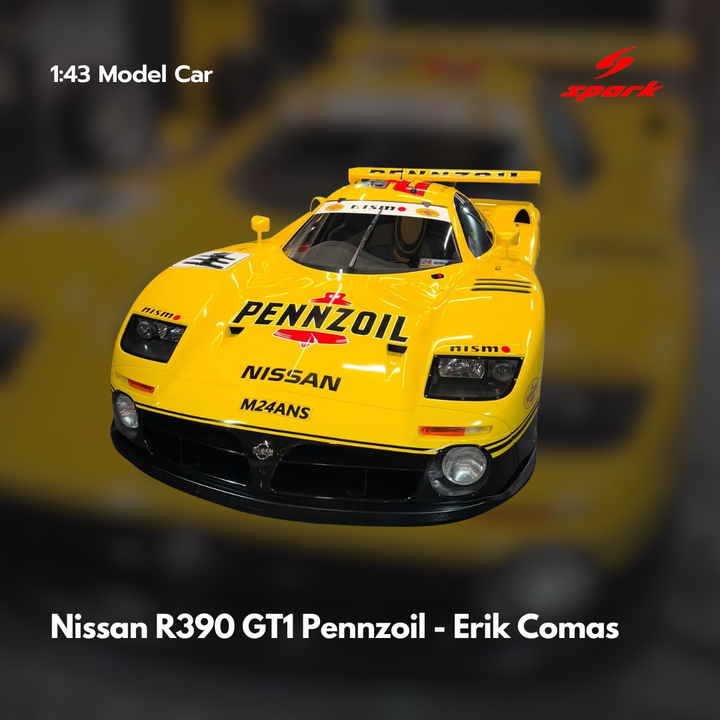 Nissan R390 GT1 Pennzoil Erik Comas - Spark Model Car