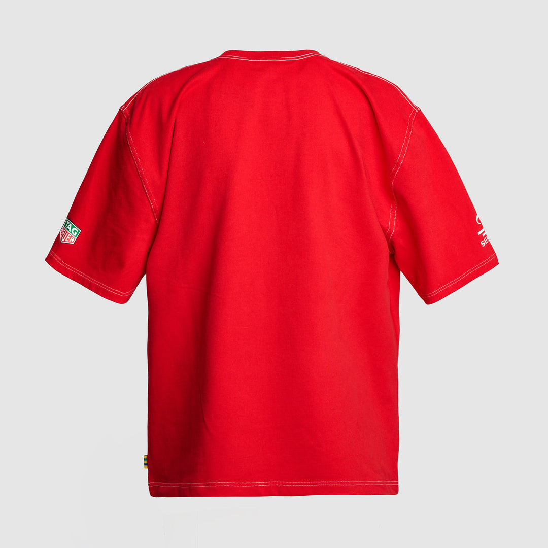 TAG Heuer x Senna Oversize Racing Tee (Red)