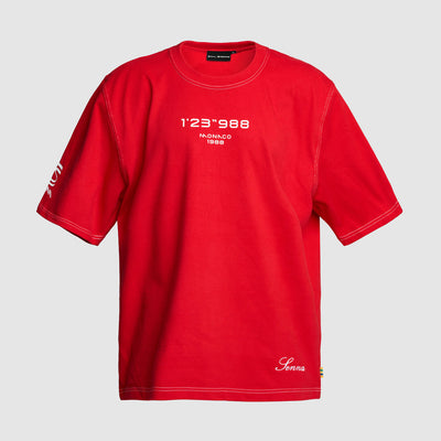 TAG Heuer x Senna Oversize Racing Tee (Red)