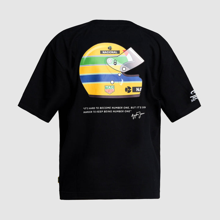 TAG Heuer x Senna Oversize Badge Tee (Black)