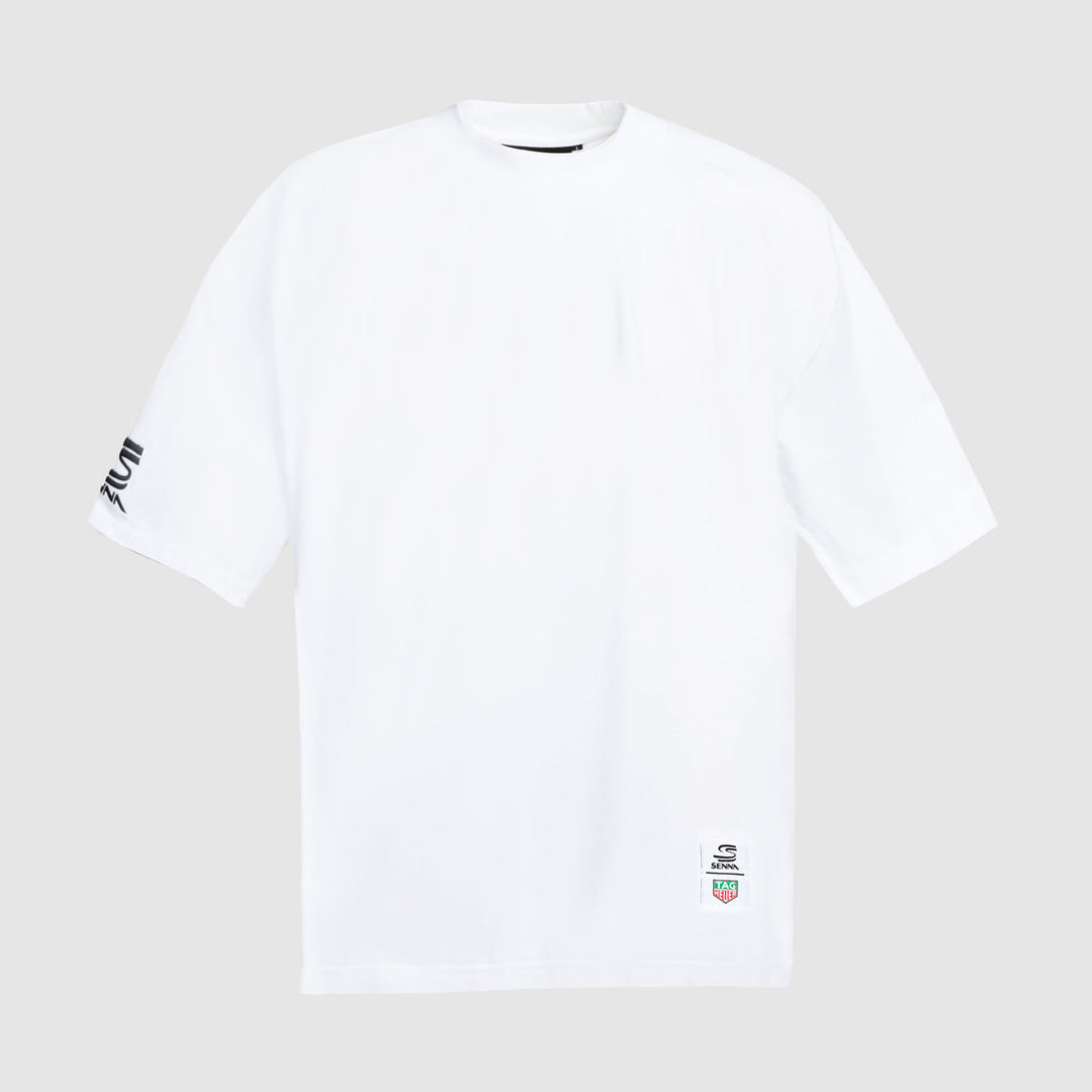 TAG Heuer x Senna Oversize Badge Tee (White)
