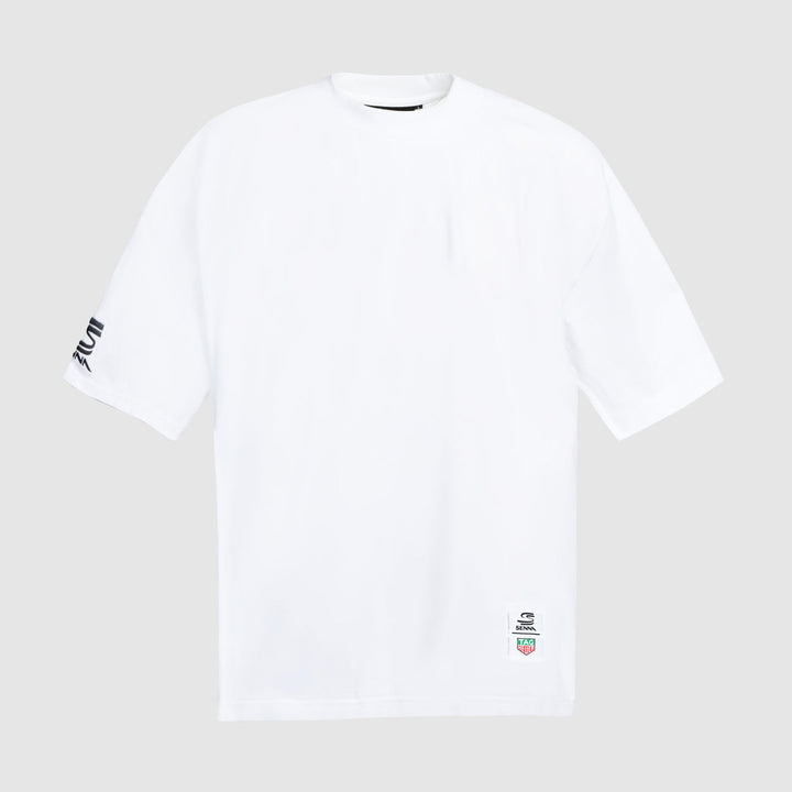 TAG Heuer x Senna Oversize Badge Tee (White)