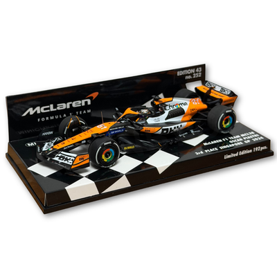 Oscar Piastri McLaren MCL38 - Singapore GP 2024 Special Livery Model Car - Minichamps