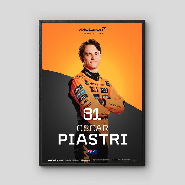 Oscar Piastri | McLaren Formula 1 Team | Driver Series 2025Automobilist Poster