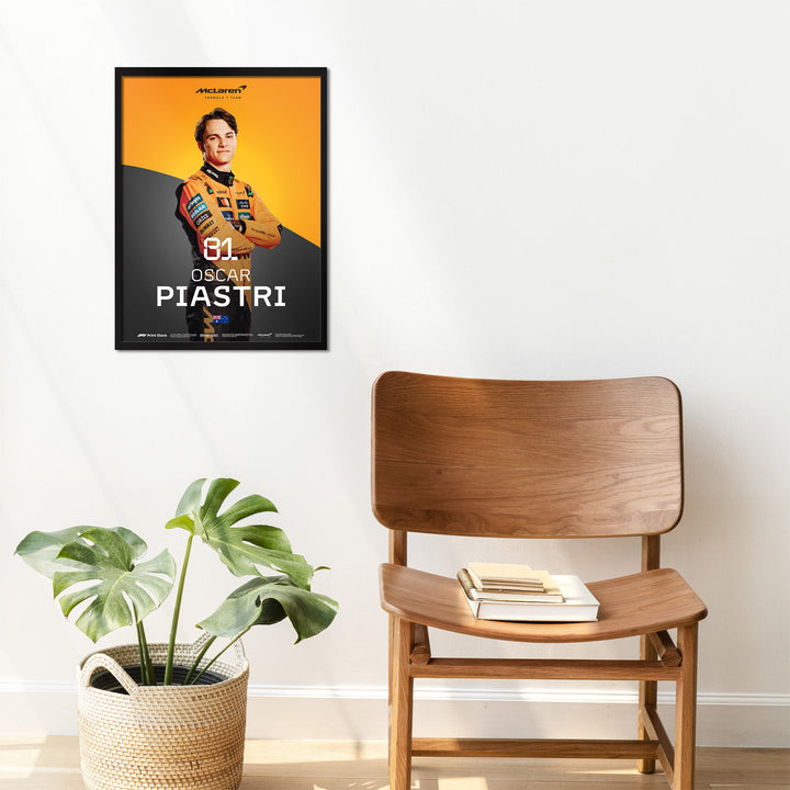 Oscar Piastri | McLaren Formula 1 Team | Driver Series 2025Automobilist Poster