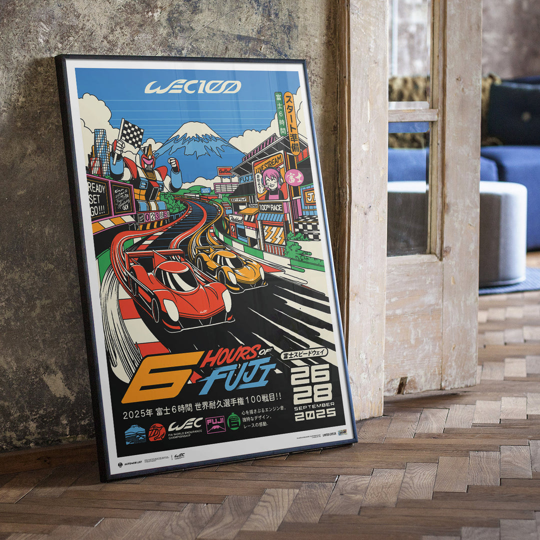 FIA WEC 2025 | 6 Hours of Fuji | Official Automobilist Event Poster