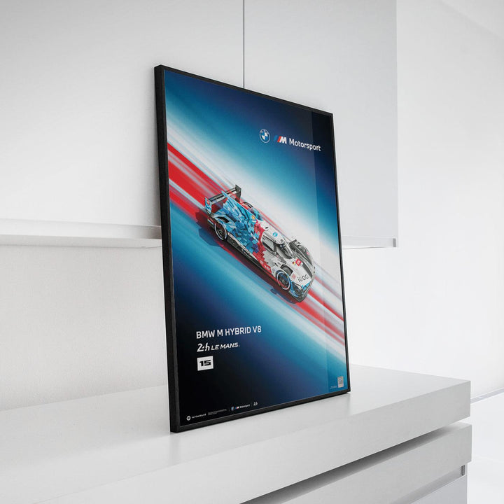BMW M Hybrid V8 Poster – 24h of Le Mans 2025 | Official Automobilist Poster
