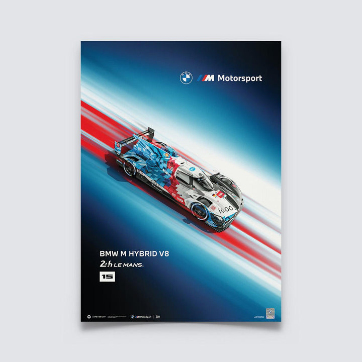 BMW M Hybrid V8 Poster – 24h of Le Mans 2025 | Official Automobilist Poster