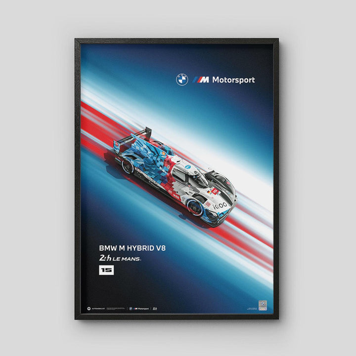 BMW M Hybrid V8 Poster – 24h of Le Mans 2025 | Official Automobilist Poster