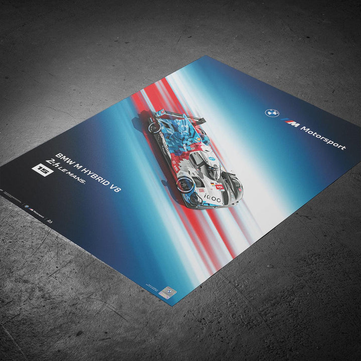BMW M Hybrid V8 Poster – 24h of Le Mans 2025 | Official Automobilist Poster