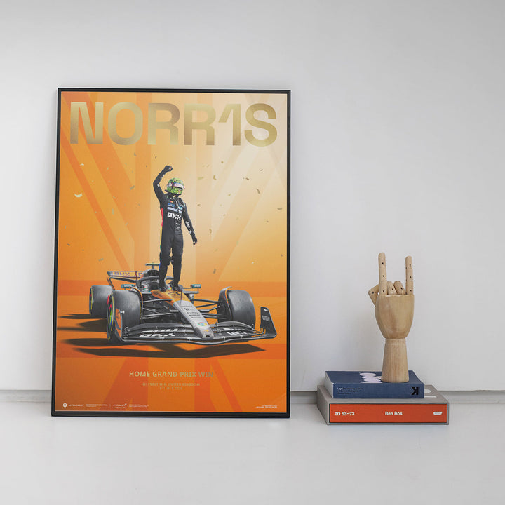 Lando Norris | Home Grand Prix Win | Silverstone 2025 | Official Automobilist Poster