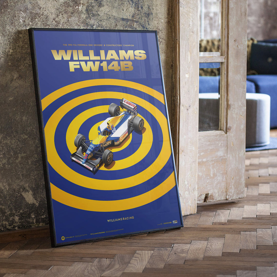 Williams FW14B | 1992 F1® World Champion | Limited Edition Automobilist Poster