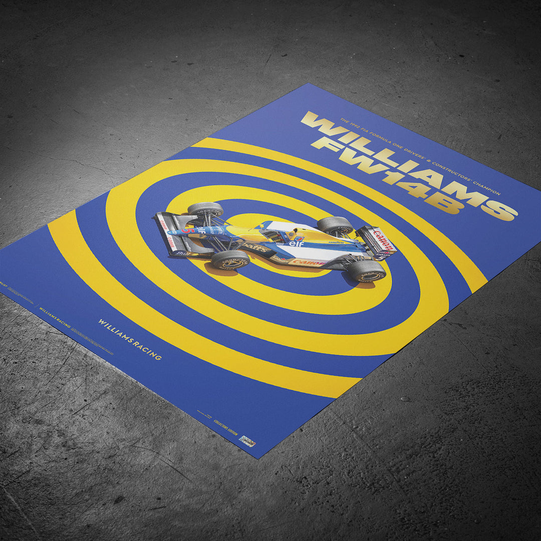 Williams FW14B | 1992 F1® World Champion | Limited Edition Automobilist Poster