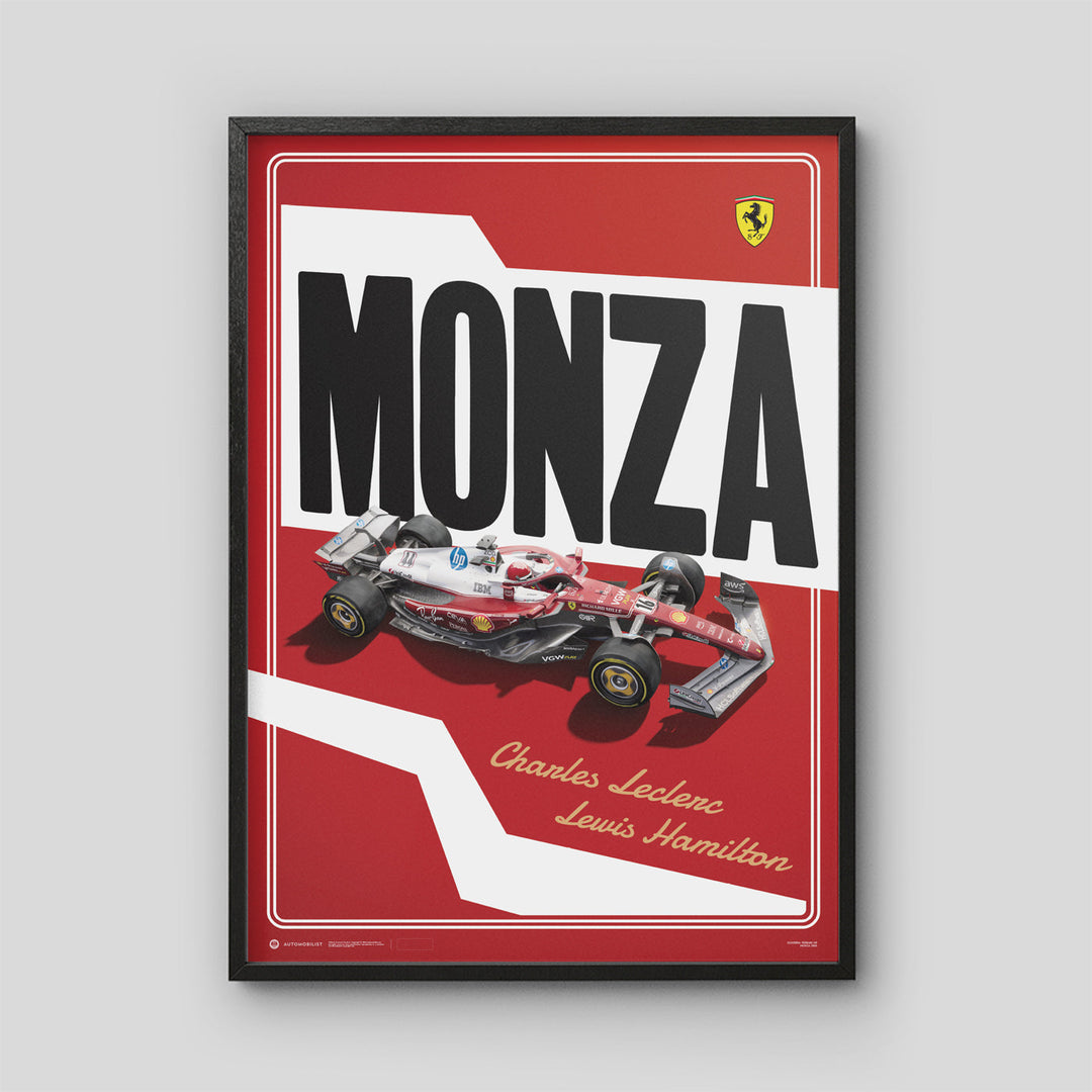 Scuderia Ferrari HP - SF-25 Monza special livery 2025 | Automobilist Official Poster