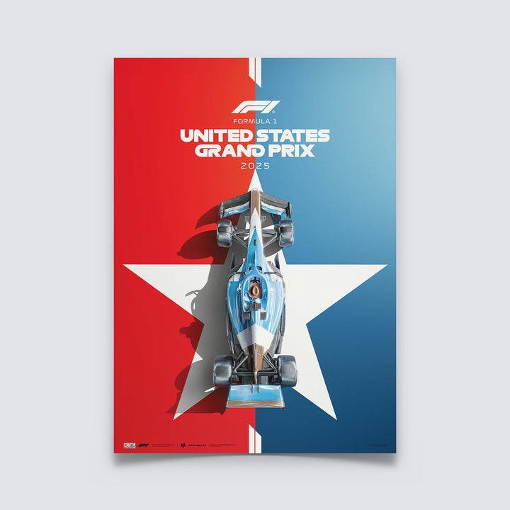 FORMULA 1 UNITED STATES GRAND PRIX 2025 | Automobilist Official Event Poster