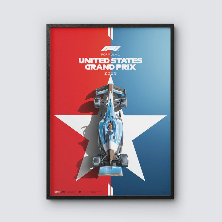 FORMULA 1 UNITED STATES GRAND PRIX 2025 | Automobilist Official Event Poster