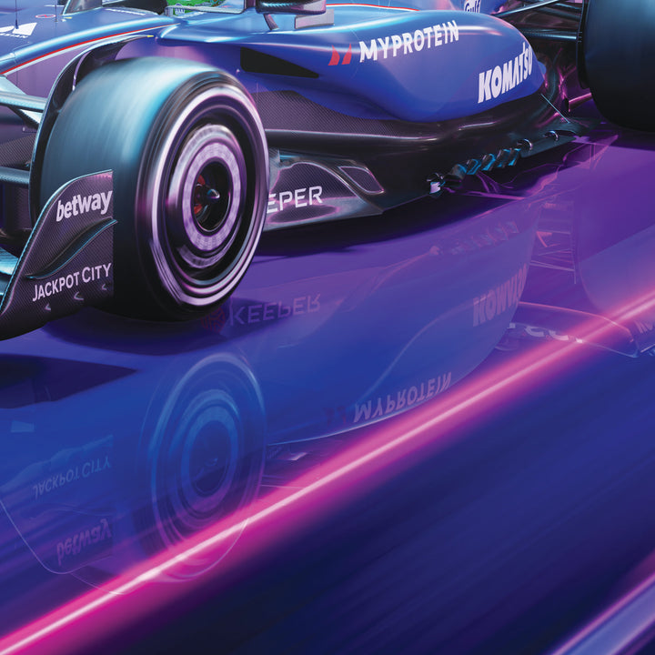 Atlassian Williams Racing | FORMULA 1 SINGAPORE GRAND PRIX 2025 | Official Automobilist Poster