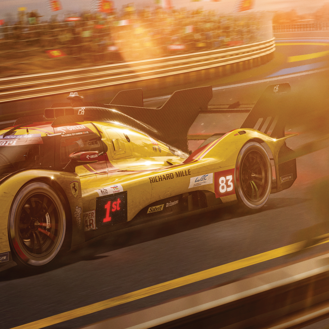 Ferrari 499P AF Corse | 24 Heures du Mans Le Mans 2025 Winner | Automobilist Official Poster