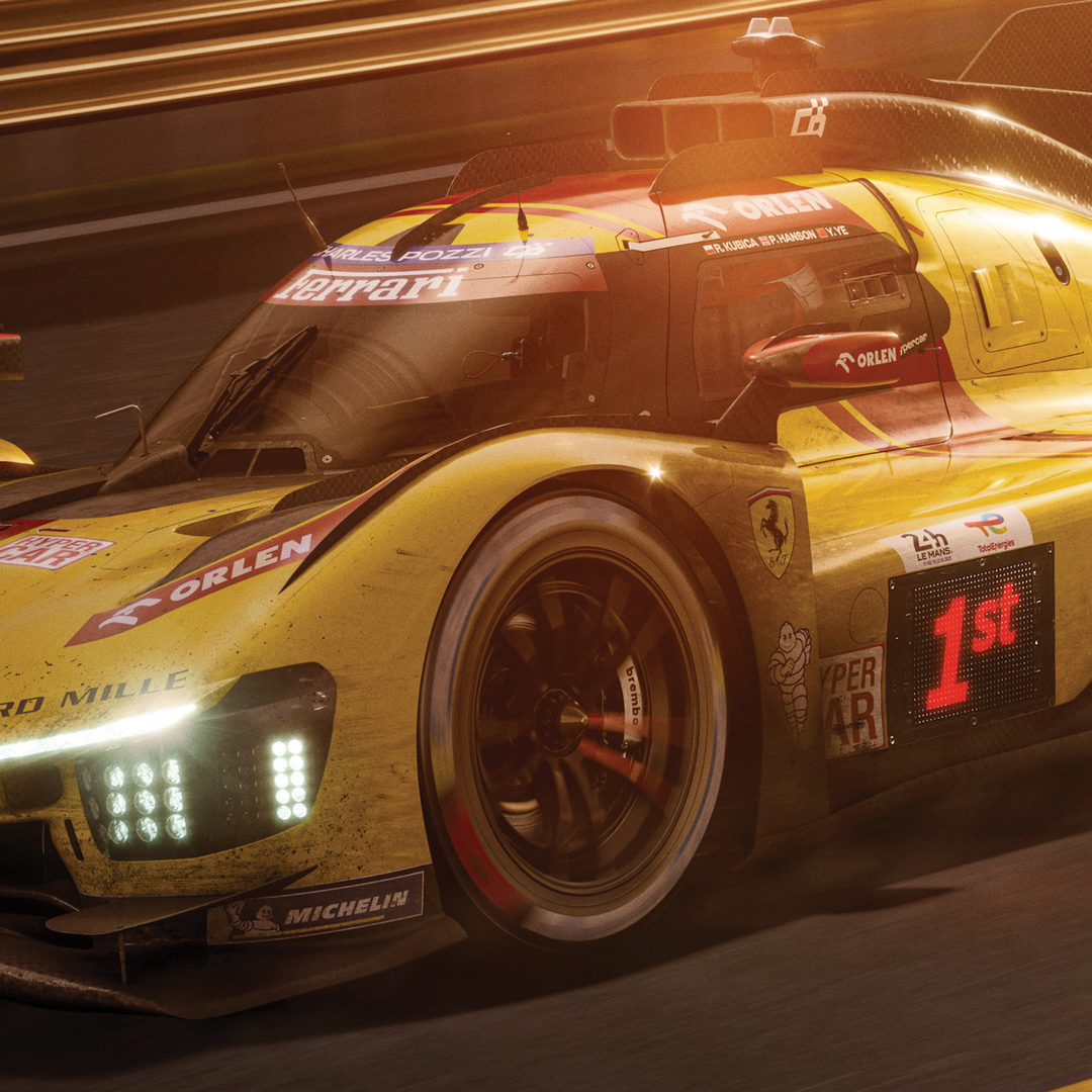 Ferrari 499P AF Corse | 24 Heures du Mans Le Mans 2025 Winner | Automobilist Official Poster