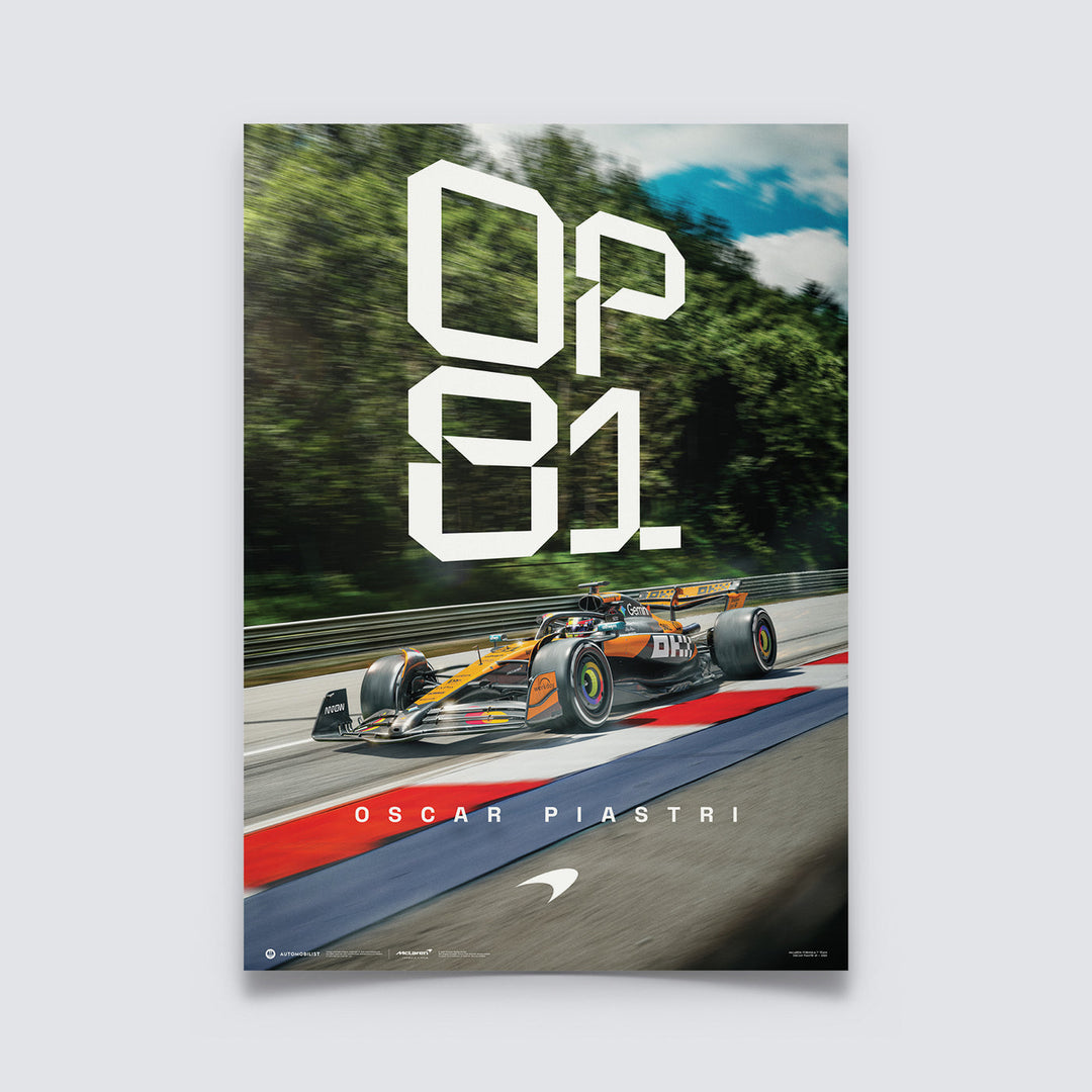 McLaren Formula 1 Team | The Rise of Oscar Piastri OP81 | Automobilist Official Poster