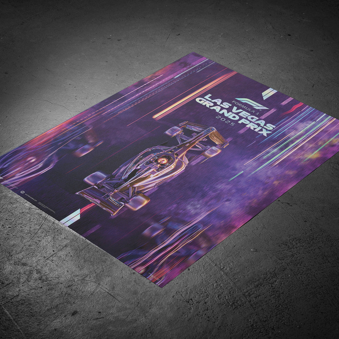 FORMULA 1 LAS VEGAS GRAND PRIX 2025 | Automobilist Official Poster