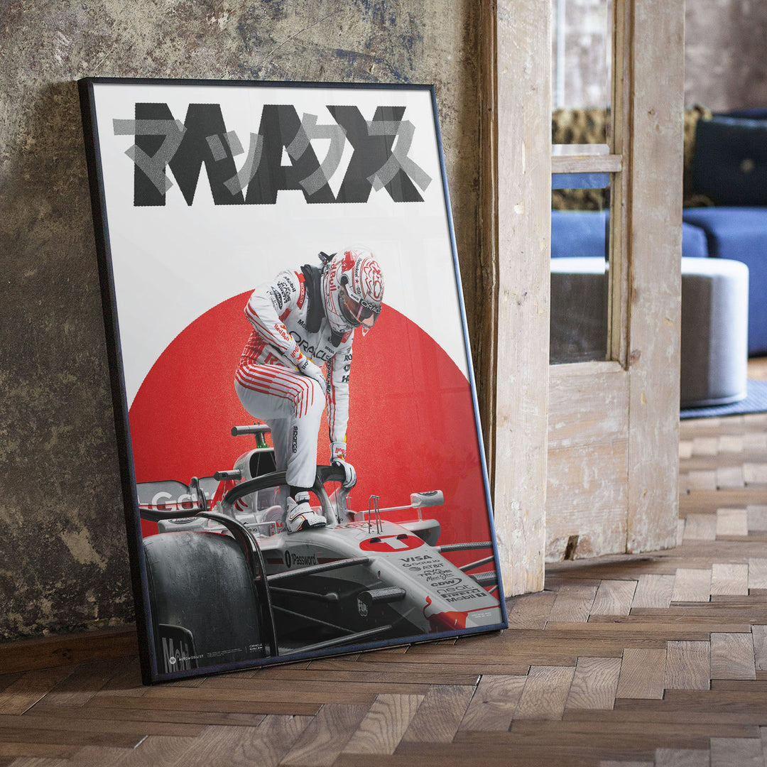 Oracle Red Bull Racing | Max Verstappen Suzuka 2025 | Official Automobilist Poster