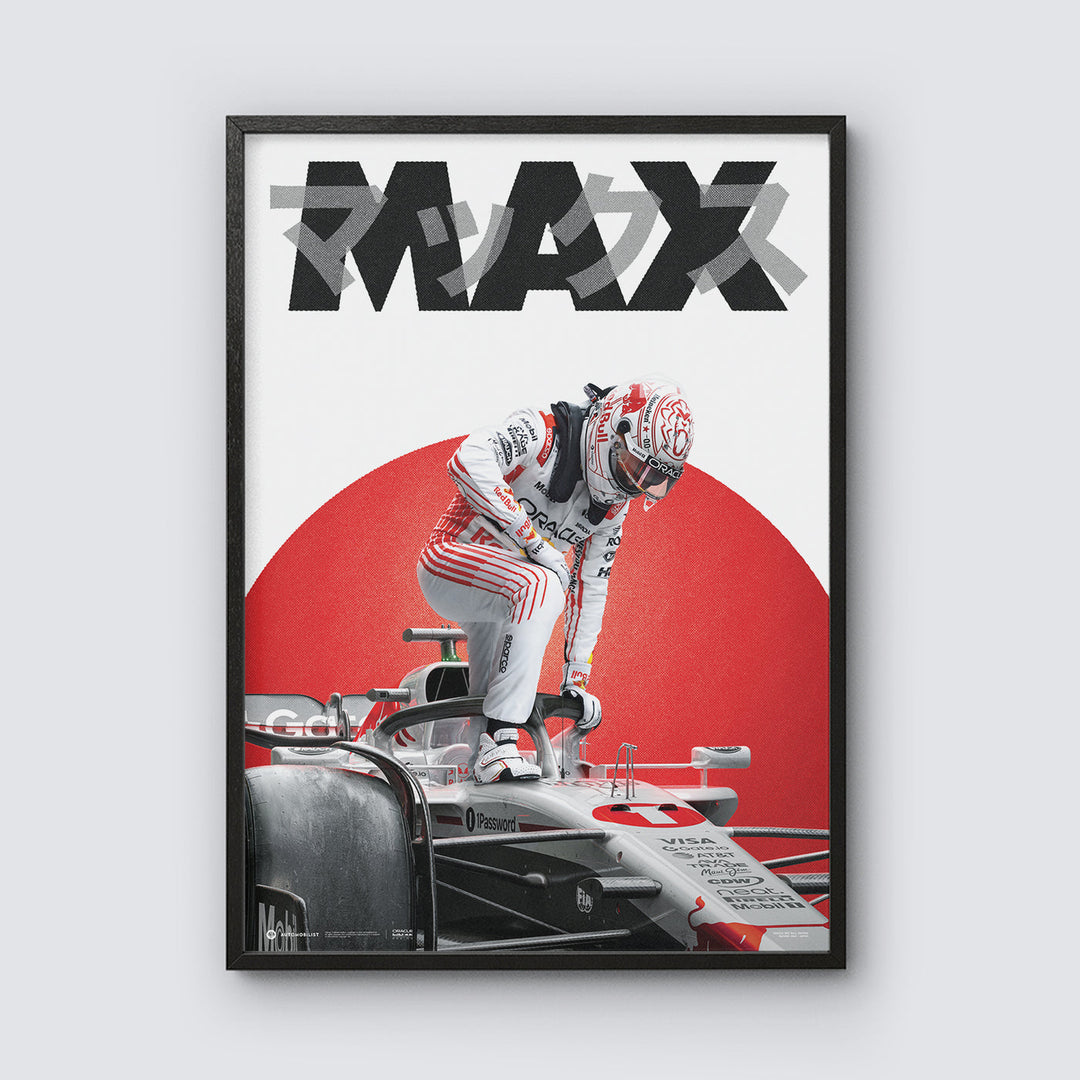 Oracle Red Bull Racing | Max Verstappen Suzuka 2025 | Official Automobilist Poster