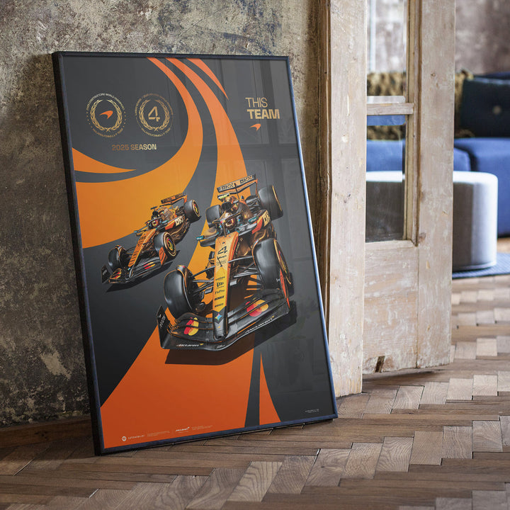 McLaren Formula 1® Team 2025 Double Crown Official Automobilist Poster
