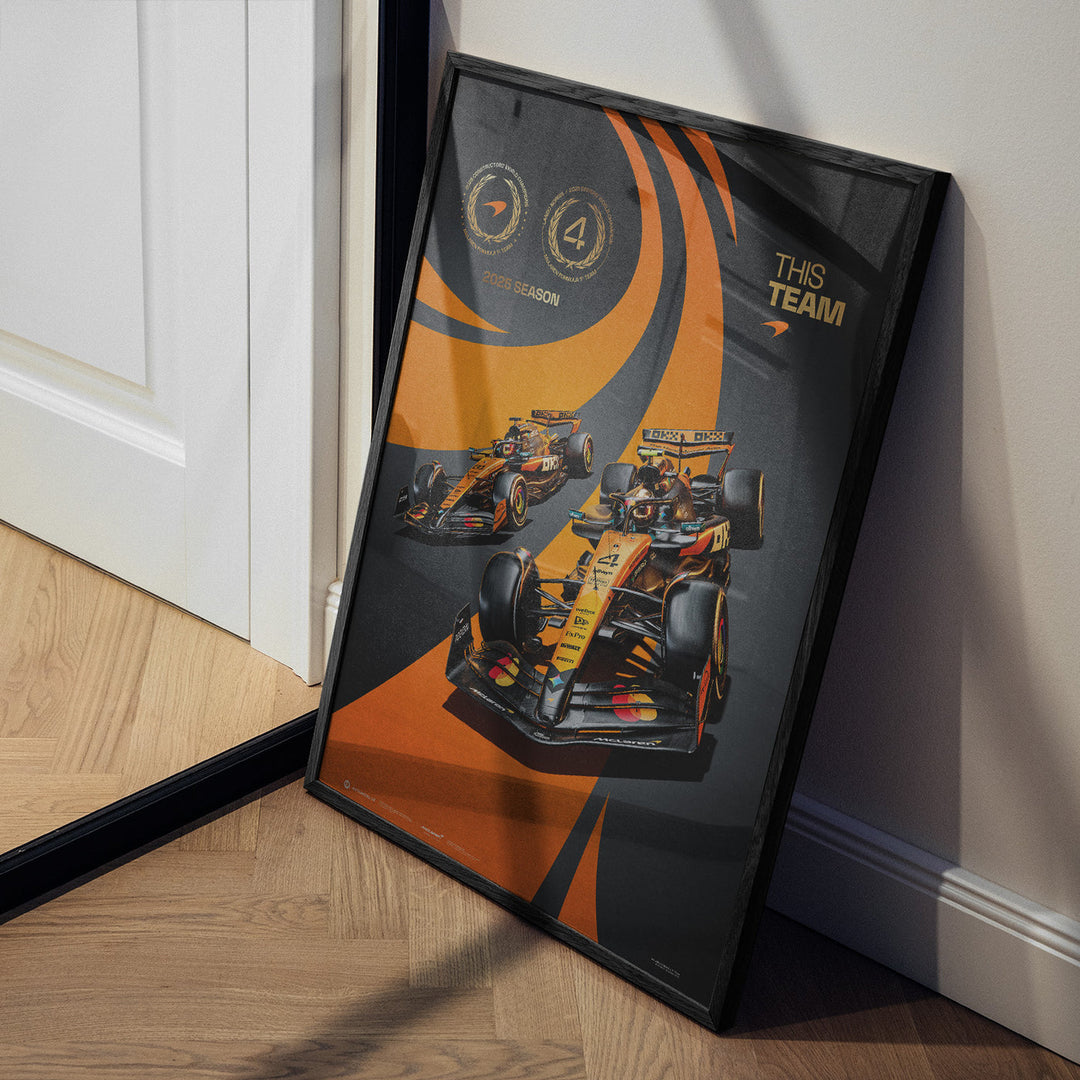 McLaren Formula 1® Team 2025 Double Crown Official Automobilist Poster