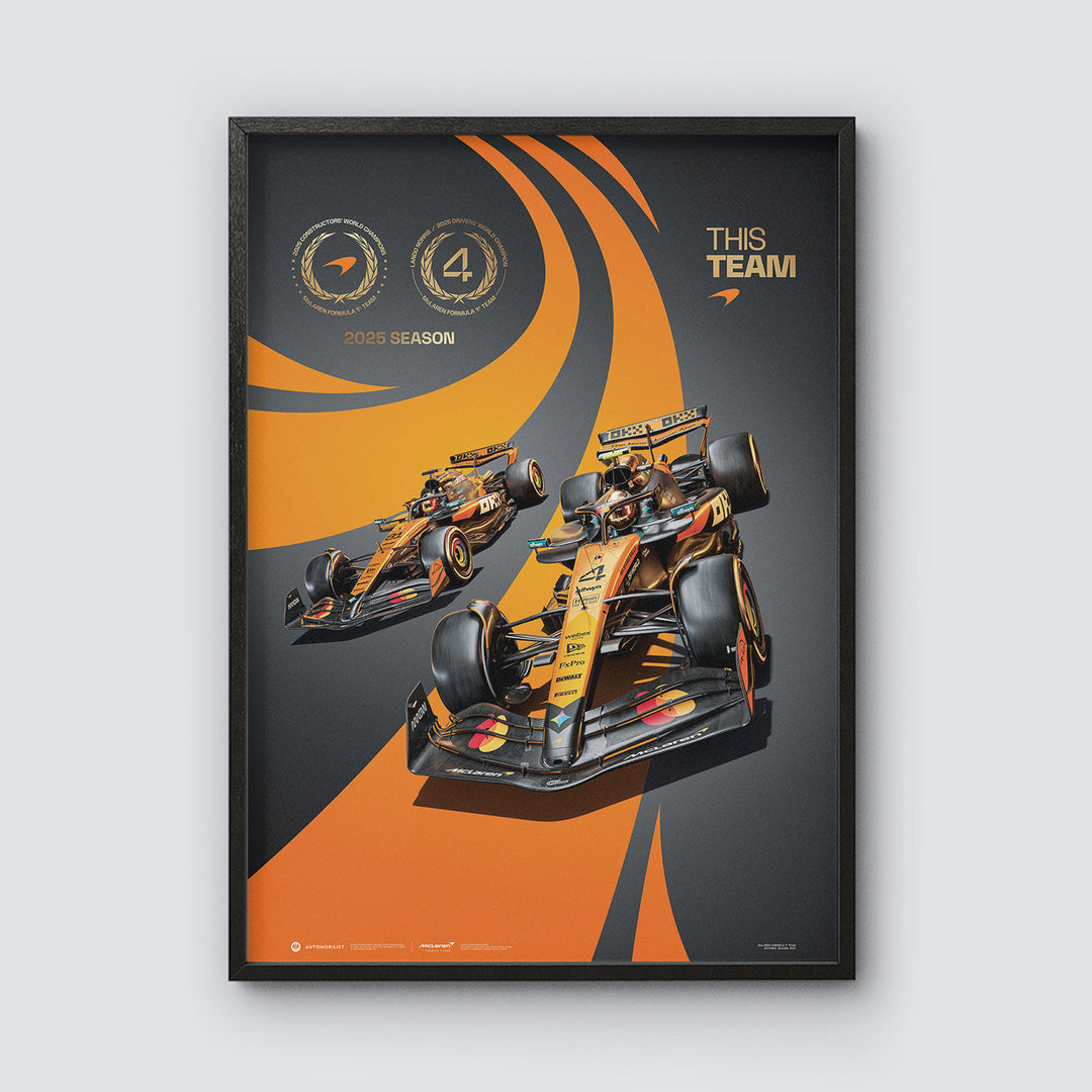 McLaren Formula 1® Team 2025 Double Crown Official Automobilist Poster