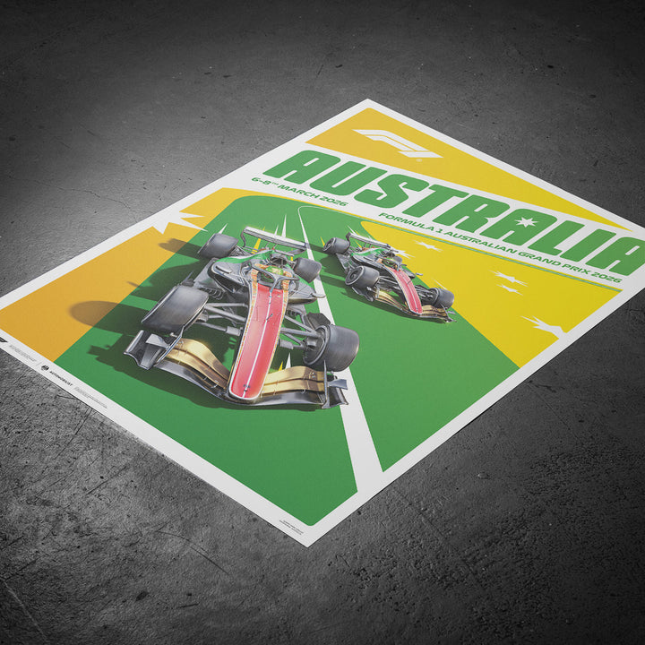 FORMULA 1 AUSTRALIAN GRAND PRIX 2026 Automobilist Official Event Poster