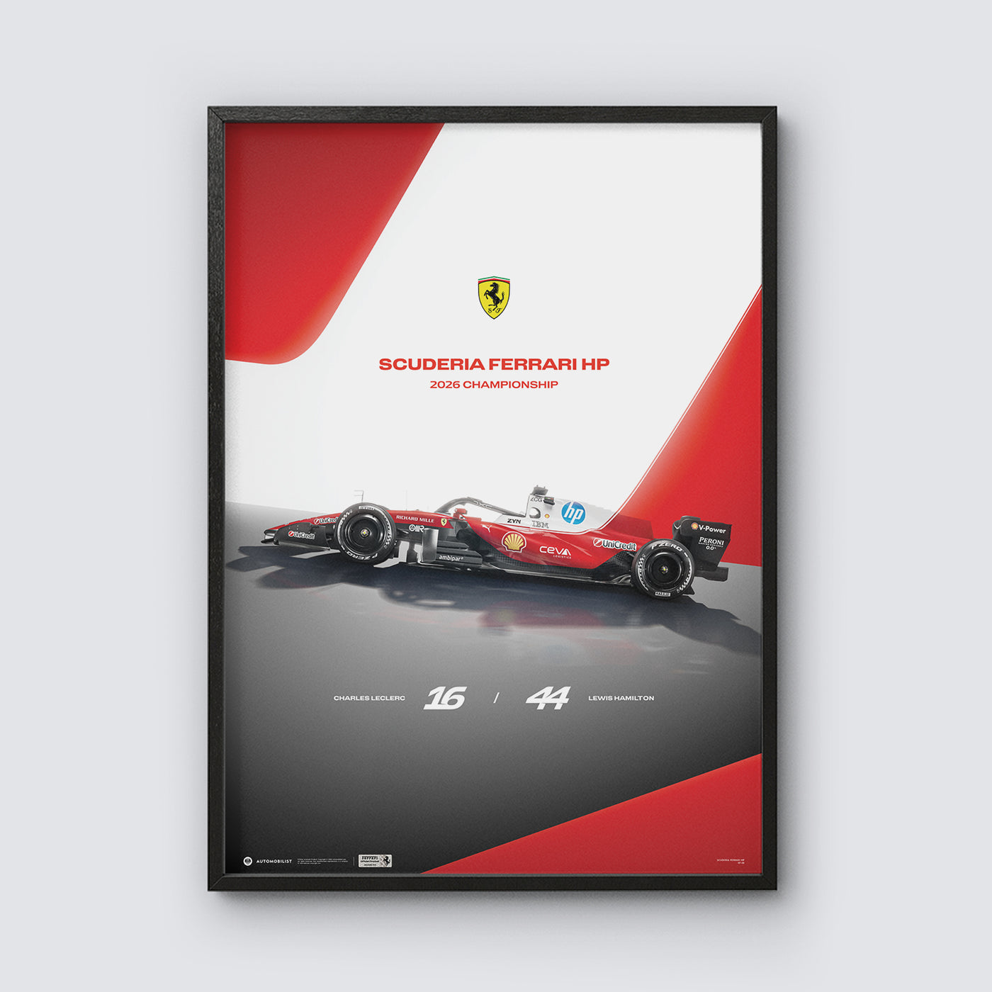 Scuderia Ferrari HP SF-26 Automobilist Official Poster – Driven By