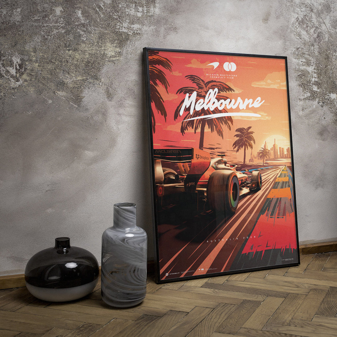 McLaren Mastercard Formula 1® Team Melbourne 2026 Automobilist Official Poster