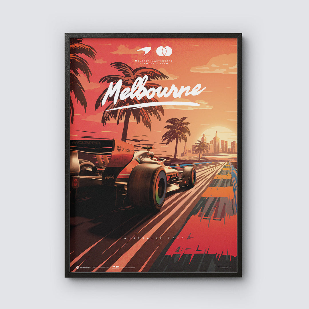McLaren Mastercard Formula 1® Team Melbourne 2026 Automobilist Official Poster