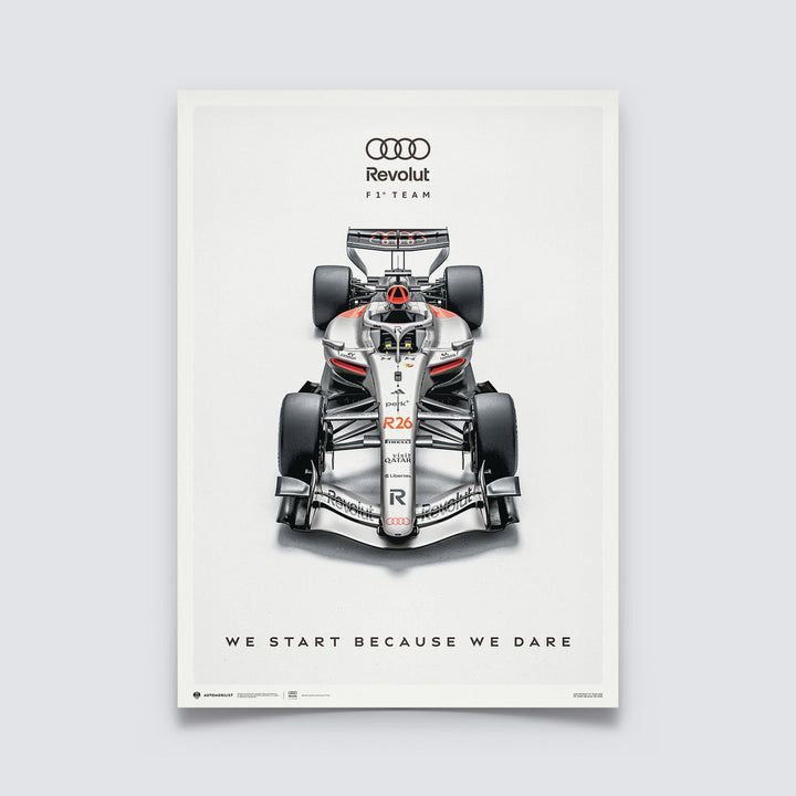 Audi Revolut F1® Team Audi R26 2026 Automobilist Poster